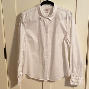 J.Crew White Button Down Blouse